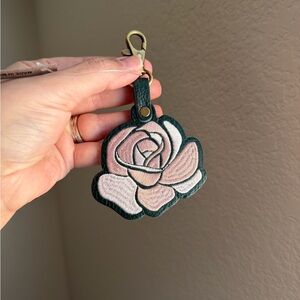Portland Leather goods, Portland Rose charm